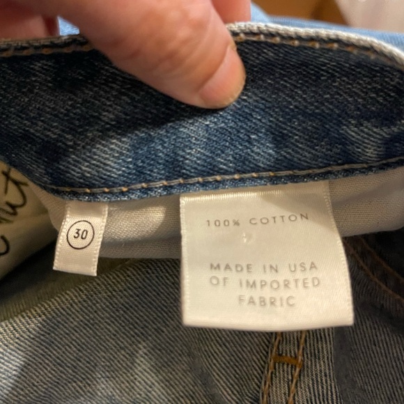 GRLFRND Denim Linda Crop Distressed Jean Size 30 - Picture 8 of 10